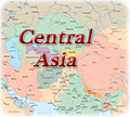 Central Asia political map