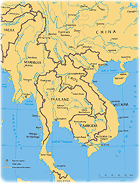 Mekong map