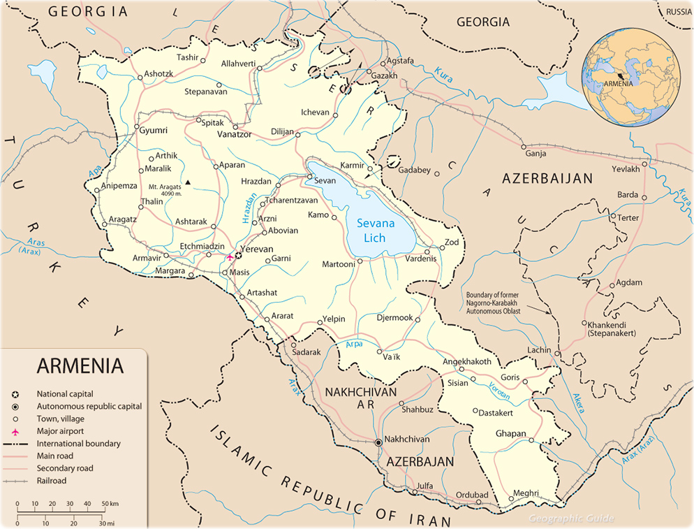 Armenia Map