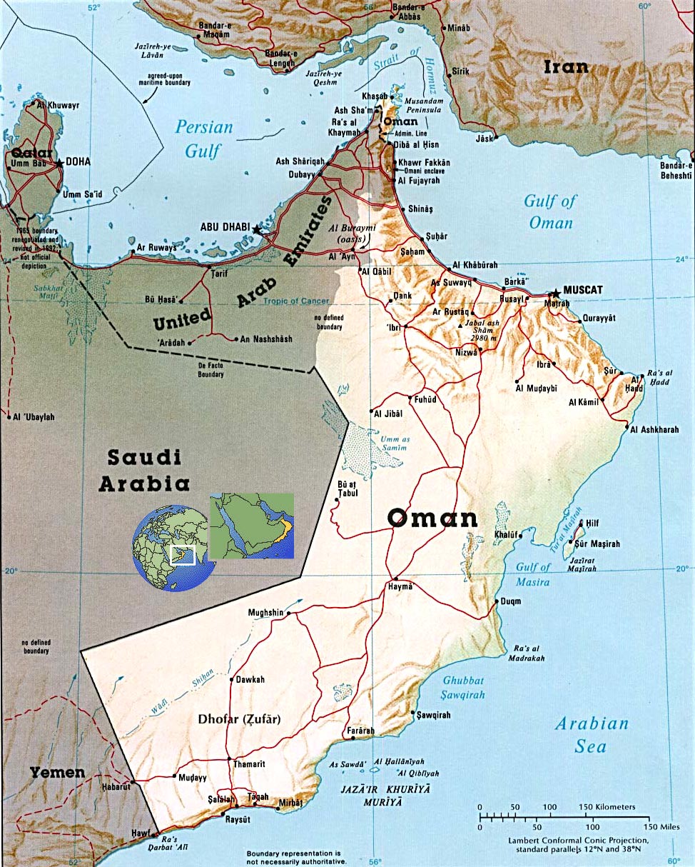 Oman map
